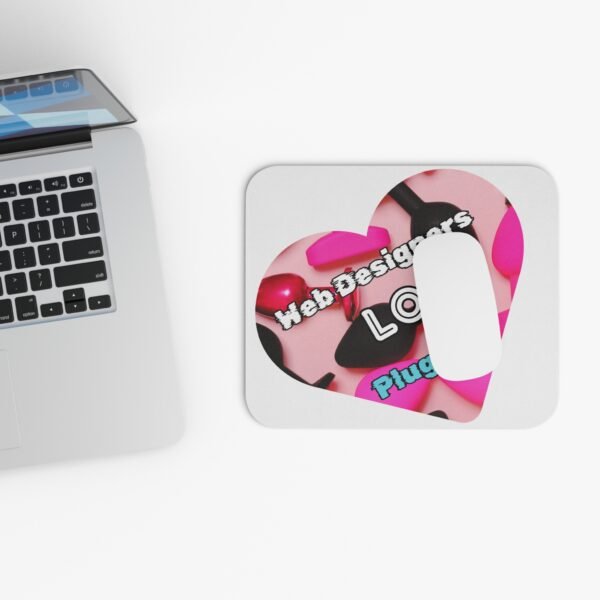 “Web Designers Love Plug-ins” Naughty Mouse Pad (Rectangle)