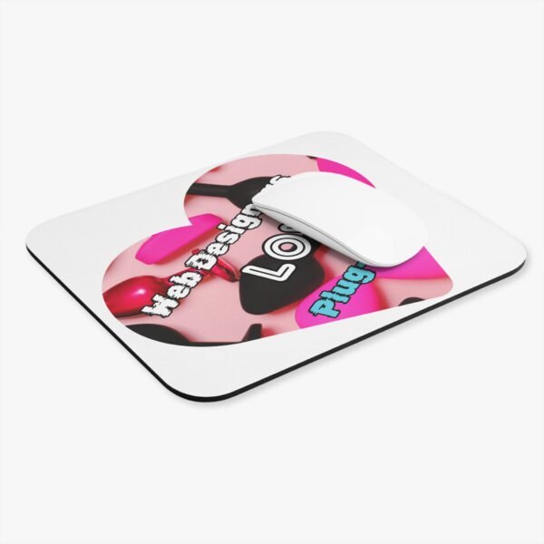 “Web Designers Love Plug-ins” Naughty Mouse Pad (Rectangle) - Image 3