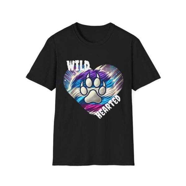 Wild-Hearted Furry T-Shirt – Bold Paw Print Pride Tee for Free Spirits - Image 2
