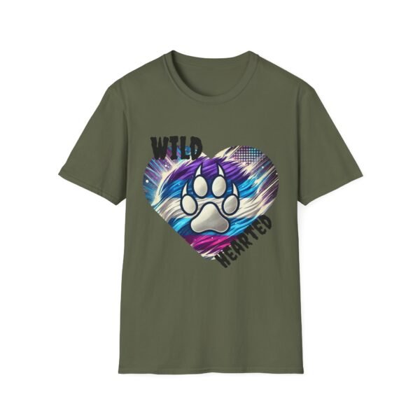 Wild-Hearted Furry T-Shirt – Bold Paw Print Pride Tee for Free Spirits - Image 4