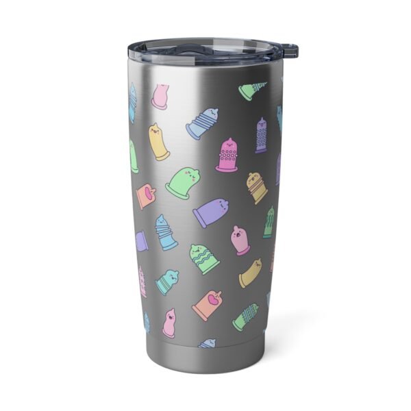 Happy Wraps - Cheerful Condoms - Vagabond 20oz Tumbler - Image 4
