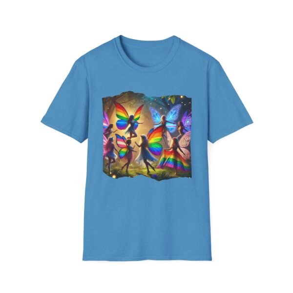 Wings of Unity Fairy T-Shirt: LGBTQ+ Pride Fantasy Shirt, Rainbow Faerie Tee, Inclusive Aesthetic Gift LGBTQ+ Pride Shirt,  Cottagecore Gift - Image 4
