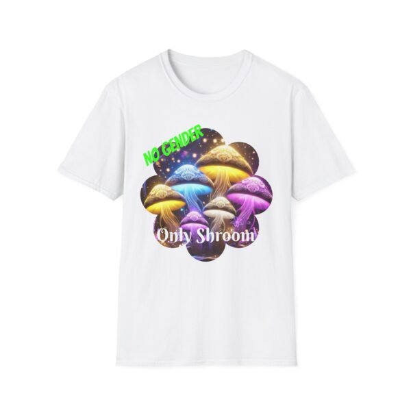 No Gender, Only Shroom T-Shirt  Nonbinary LGBTQ+ Pride Shirt, Trippy Mushroom Aesthetic Tee, Psychedelic - Image 6