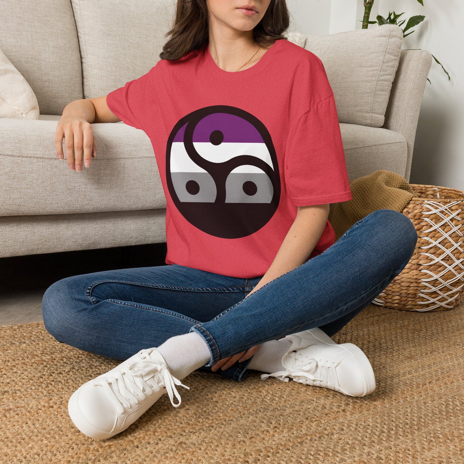 Kinky Ace - Triskelion Flag T-Shirt - Image 13