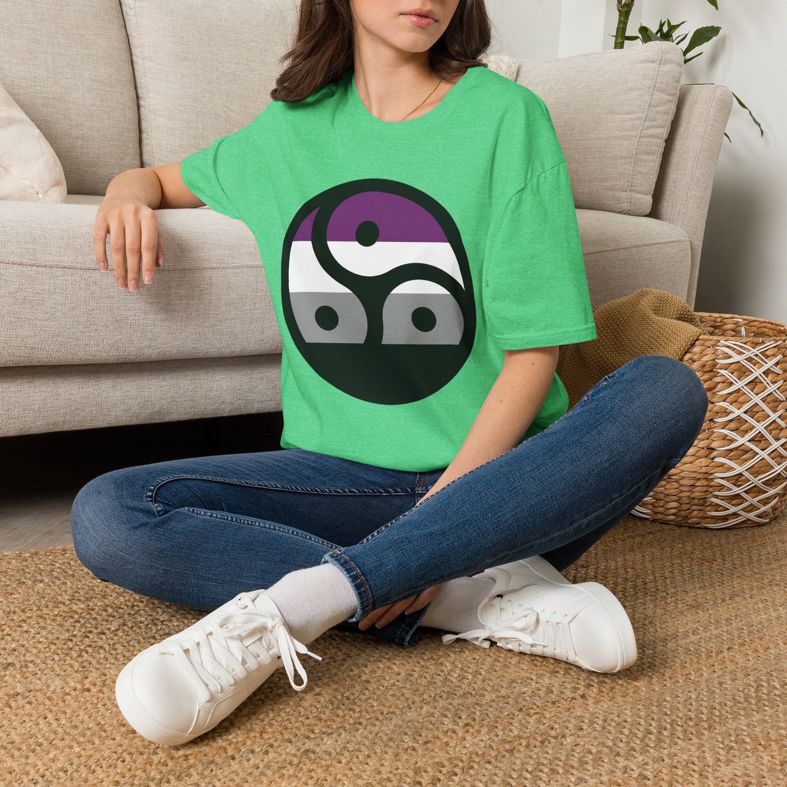 Kinky Ace - Triskelion Flag T-Shirt - Image 5
