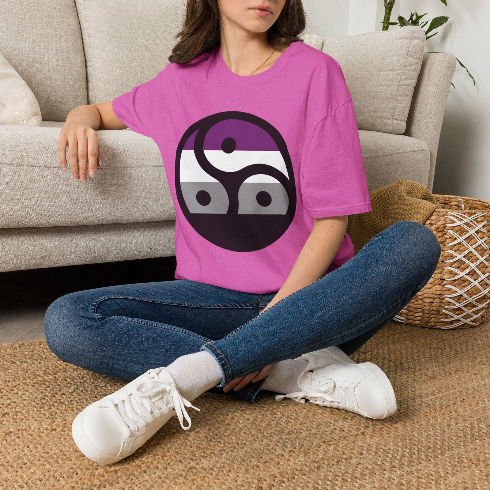 Kinky Ace - Triskelion Flag T-Shirt - Image 12