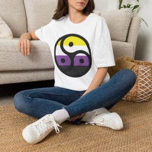 Kinky Enby - Triskelion Flag T-Shirt
