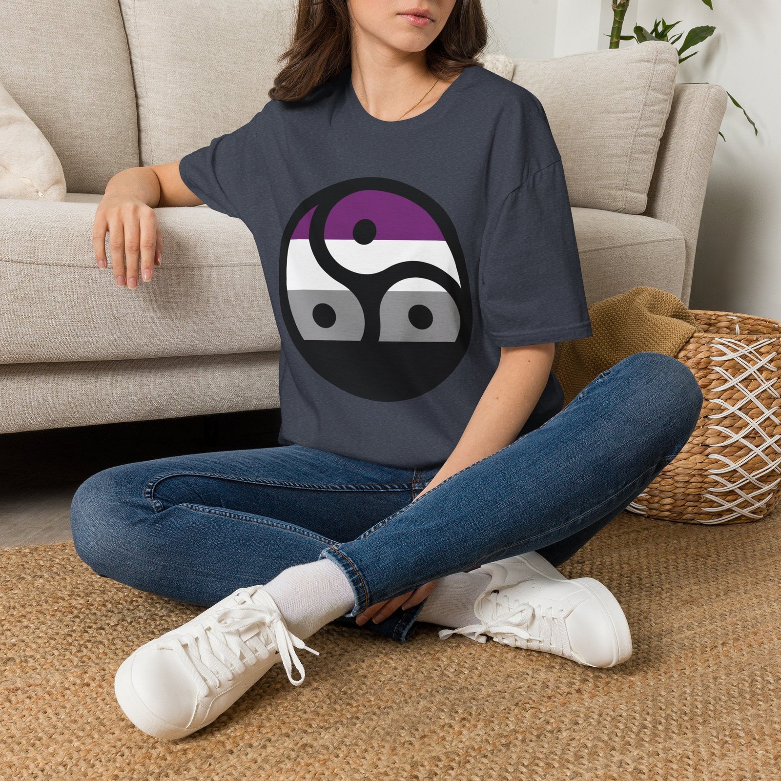 Kinky Ace - Triskelion Flag T-Shirt - Image 10