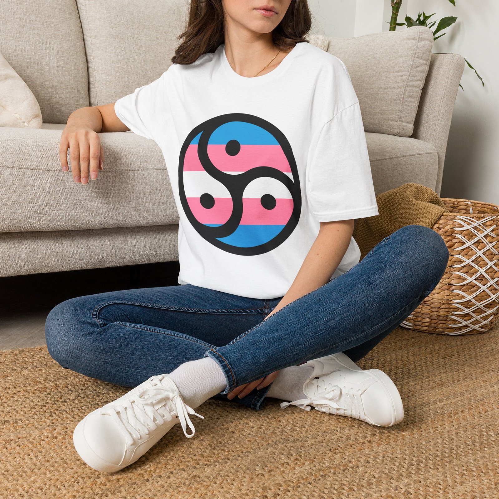 Kinky Trans – Triskelion Flag T-Shirt