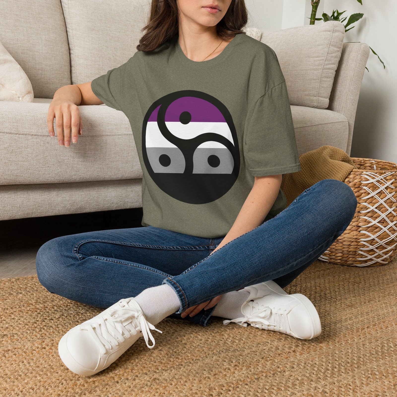 Kinky Ace - Triskelion Flag T-Shirt - Image 3