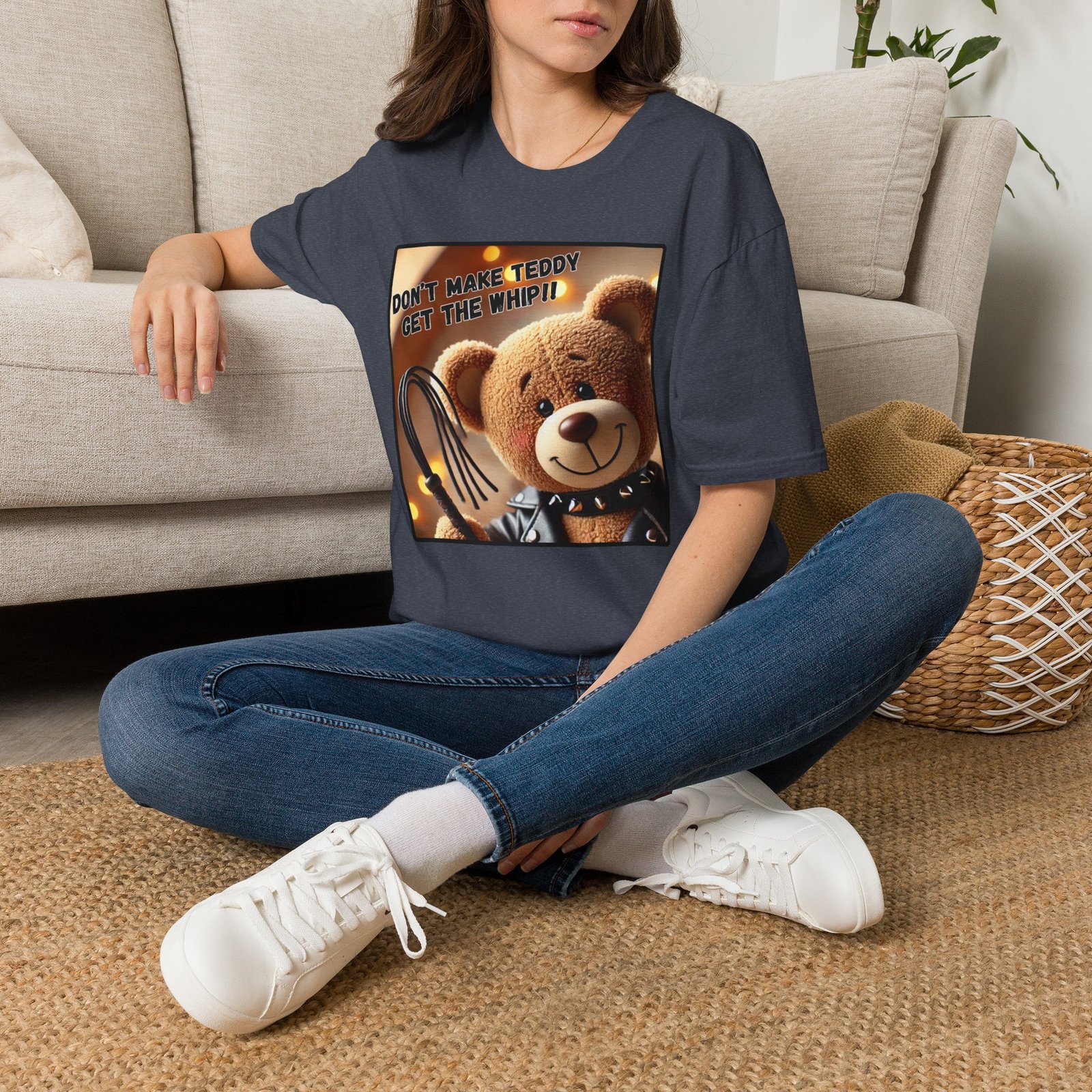 Don't Make Teddy Get The Whip - Graphic Tee - Image 10