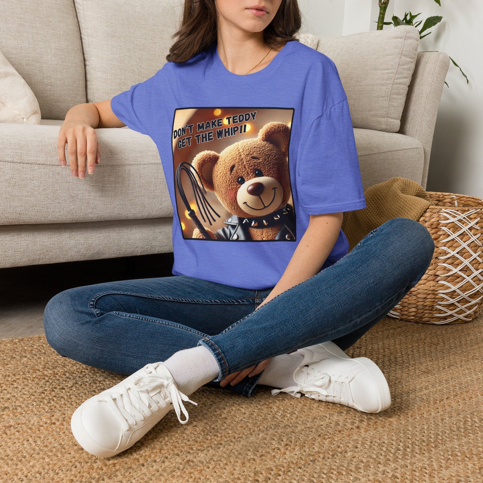 Don't Make Teddy Get The Whip - Graphic Tee - Image 8