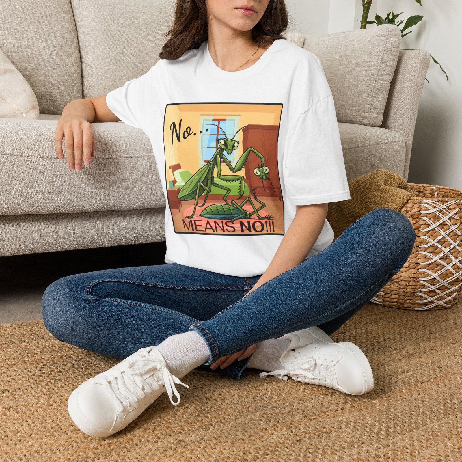 No MEANS NO! – Mantis Graphic Tee